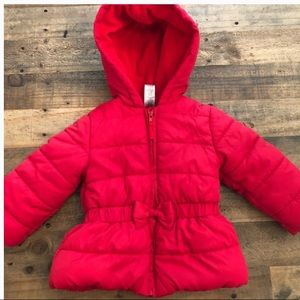 Little Me Red Bow Jacket